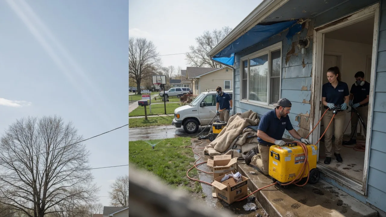 Basement Flood Cleanup in Willow Wood, OH near me